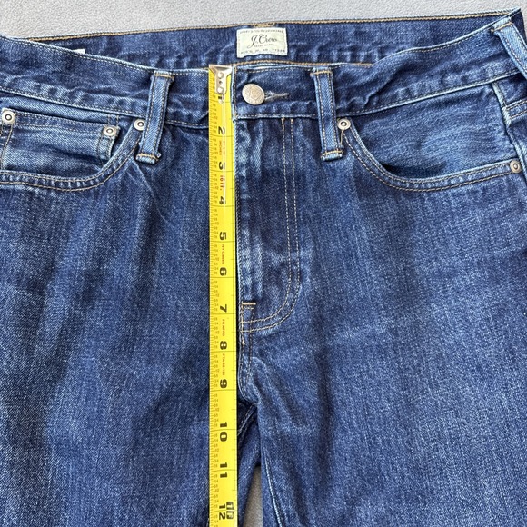 JCrew 484 Jeans Mens‎ 31x30 Blue Slim Tapered Leg Low Rise 100% Cotton Denim - Picture 10 of 14